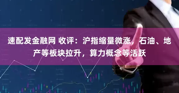速配发金融网 收评：沪指缩量微涨，石油、地产等板块拉升，算力概念等活跃