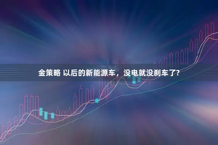 金策略 以后的新能源车，没电就没刹车了?